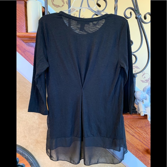 Style & Co. Petite Ling Sleeve Lace Heart W/Stones - Picture 4 of 9